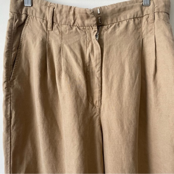 Aritzia | Wilfred Effortless Linen Pants Honey Beige Size 12 - Picture 6 of 16